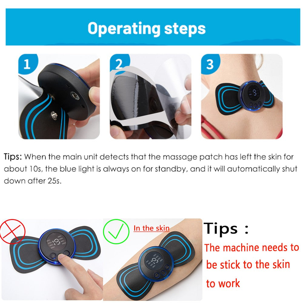 Mini Massageador Elétrico Portátil KR303