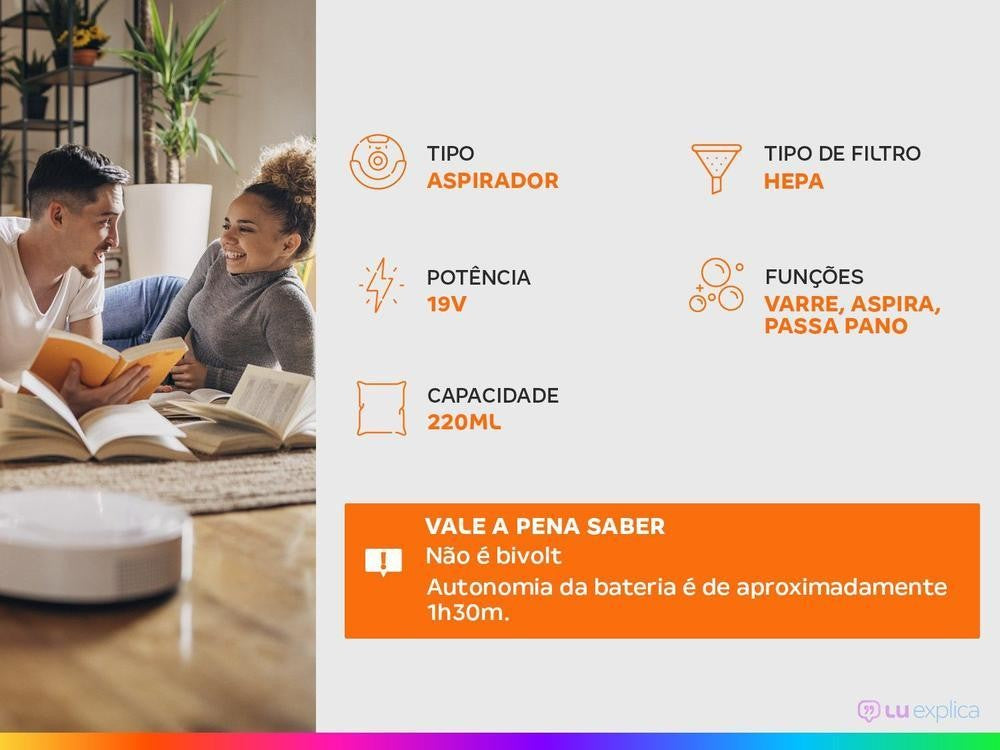 Robô Aspirador Electrolux ERB10 19V - Bivolt