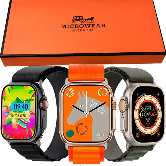 Relógio Inteligente Smartwatch W69 Ultramini NFC Bazik Prime